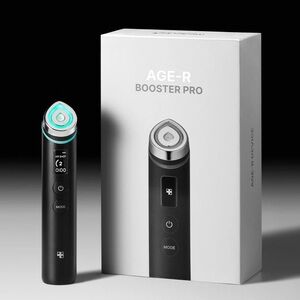 AGE-R Booster Pro Women’s Skincare Tool - Black with Teal Accent